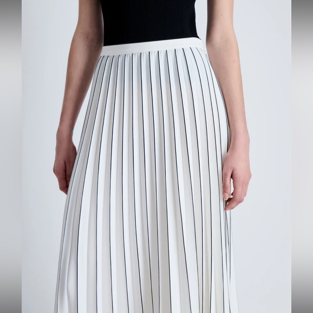 Proenza Schouler Pleated Miles Skirt in Crepe - Picture 2 of 15